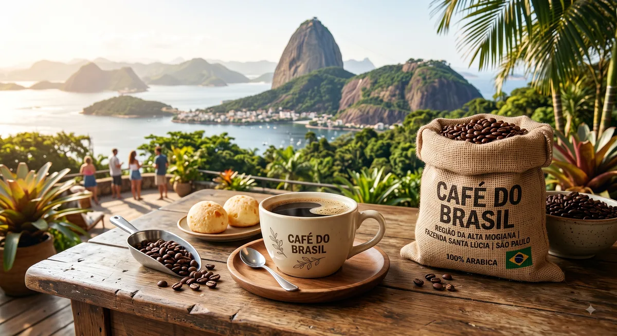 Plantación de café en Brasil