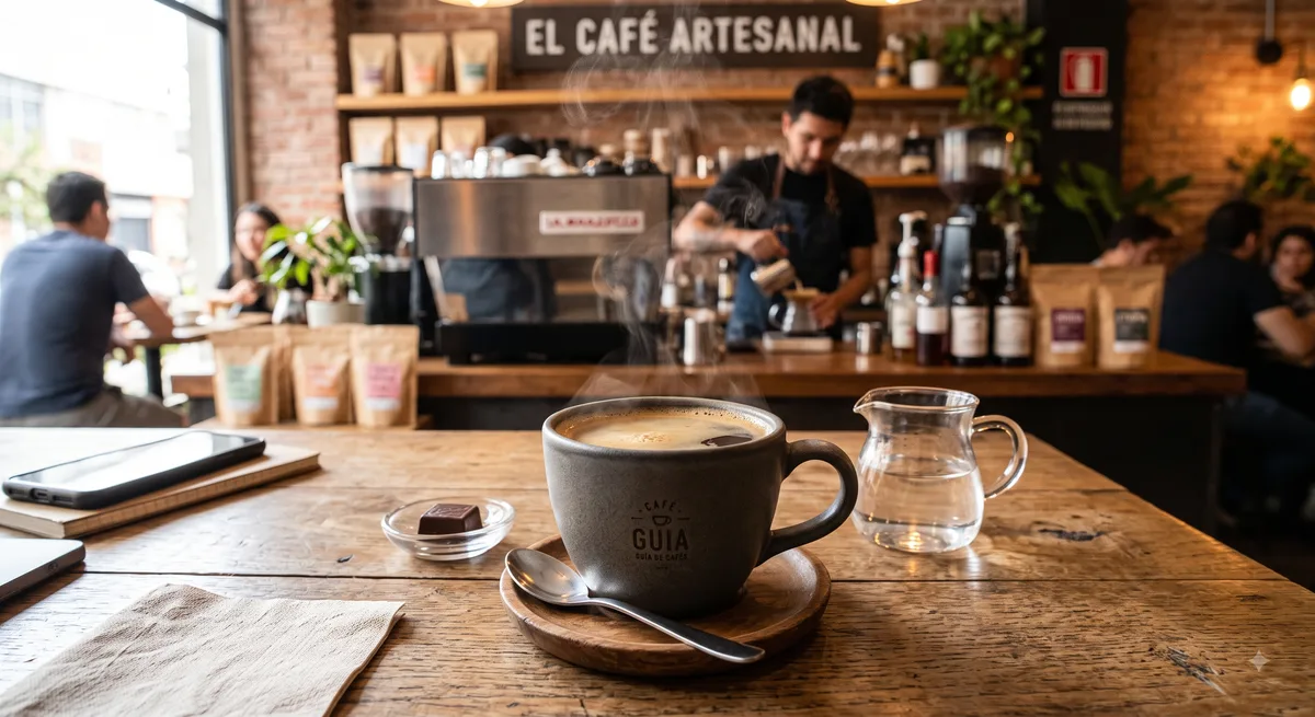 Taza grande de café americano, espresso diluido con agua caliente